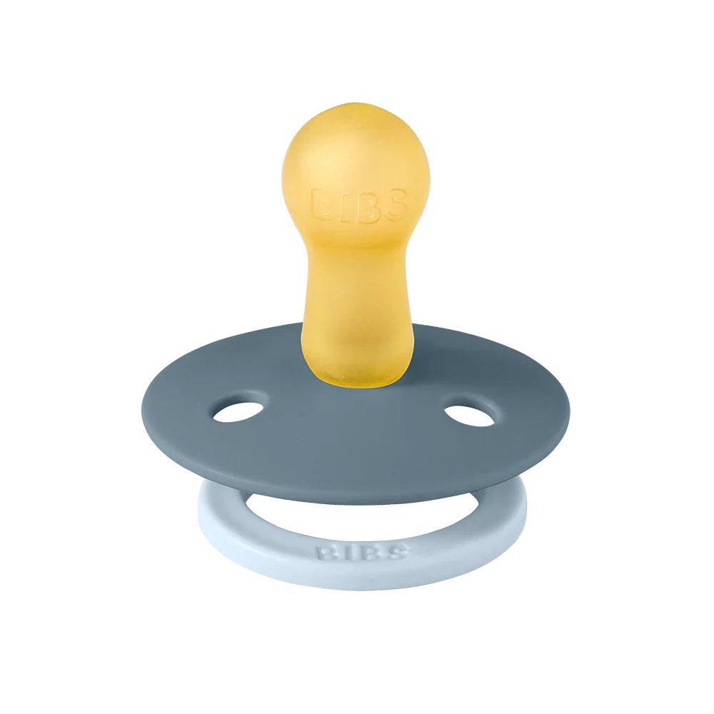 Bibs Fopspeen Size 3 Latex Rond Studio 2 Pack | Fusion Blue/Petrol