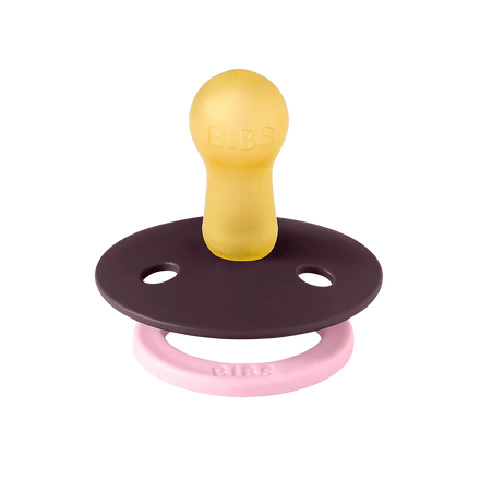 Bibs Fopspeen Size 1 Latex Rond Studio 2 Pack | Fusion Lilac/Plum