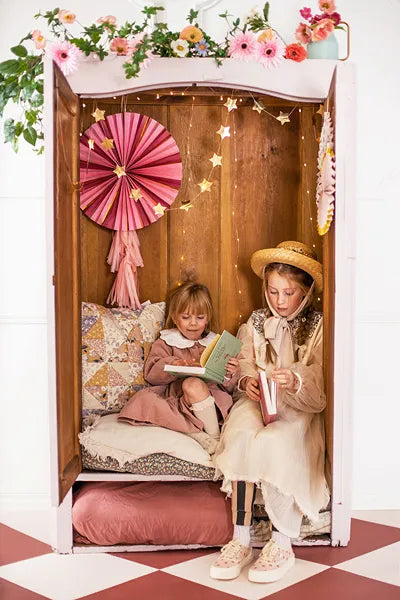 Party Deco Papieren Waaiers Rozetten Bloemen 3 st 26-43cm