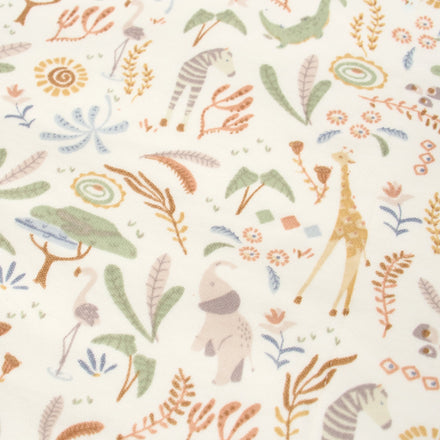Little Dutch Ledikantdeken Mousseline 4-laags Safari Wonders | Meerkleurig