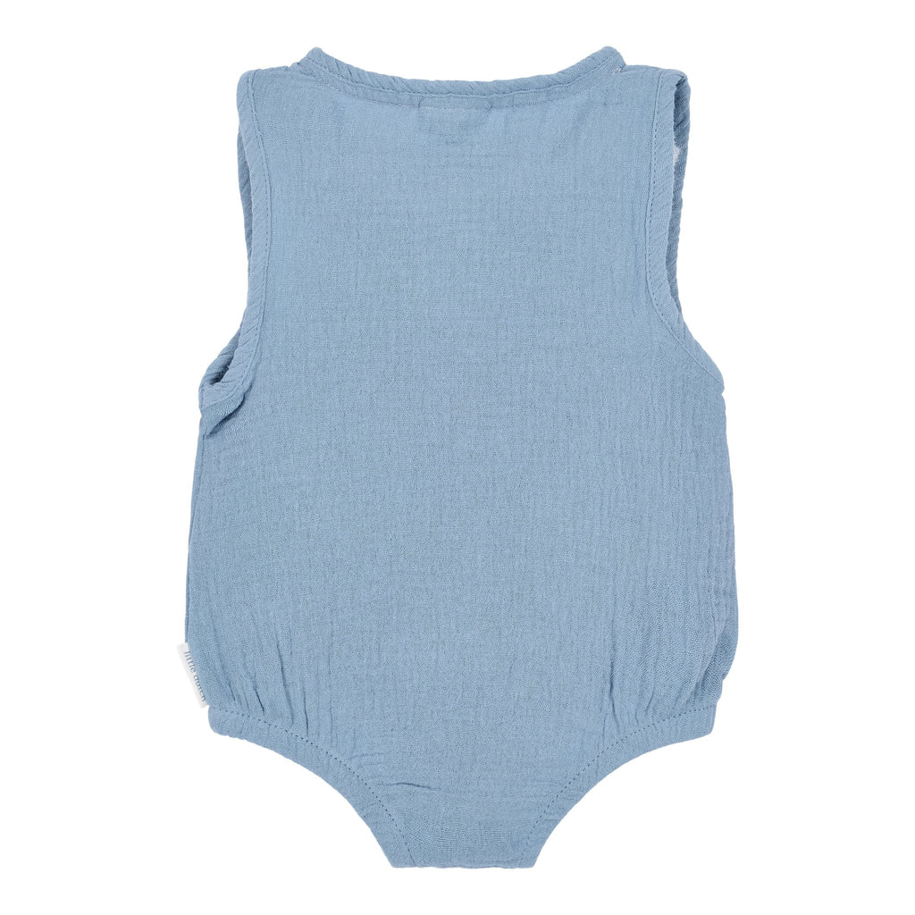 Little Dutch Romper | Stone Blue