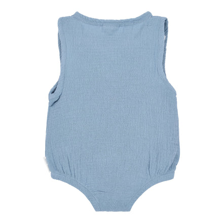 Little Dutch Romper | Stone Blue