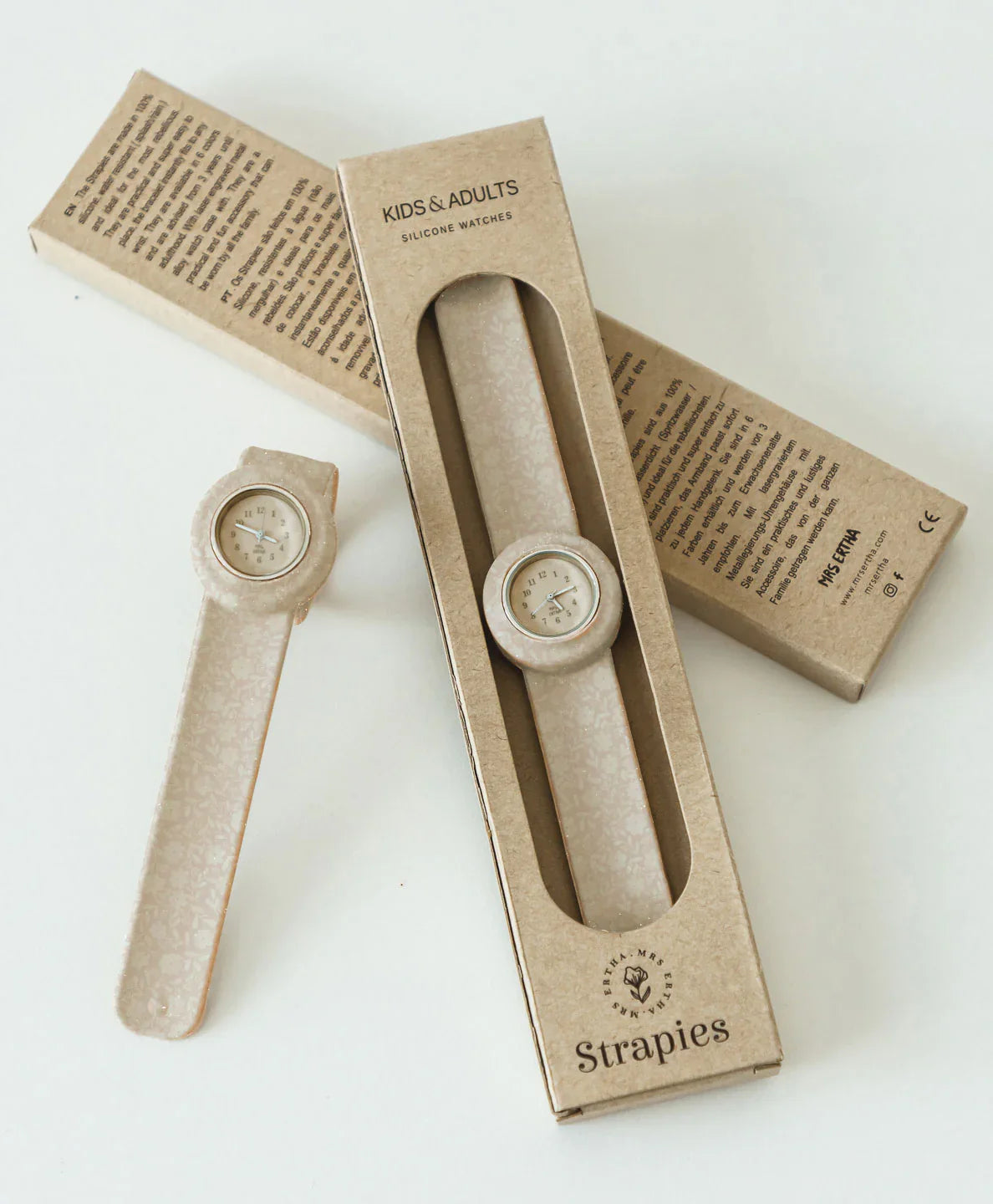 Mrs. Ertha New Strapies Horloge | Bouquet Silhouette