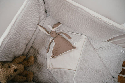 Koeka Boxkleed Rivoli 75x95 | Stone/Warm White