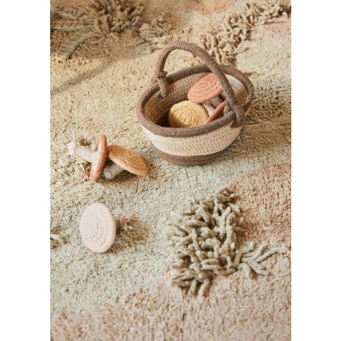 Lorena Canals Machinewasbaar Tapijt Rug 120x160cm | Mushroom Forest