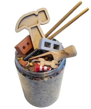 SensoryFun Speelrijst Mix Pour And Play 1.2kg | Construction