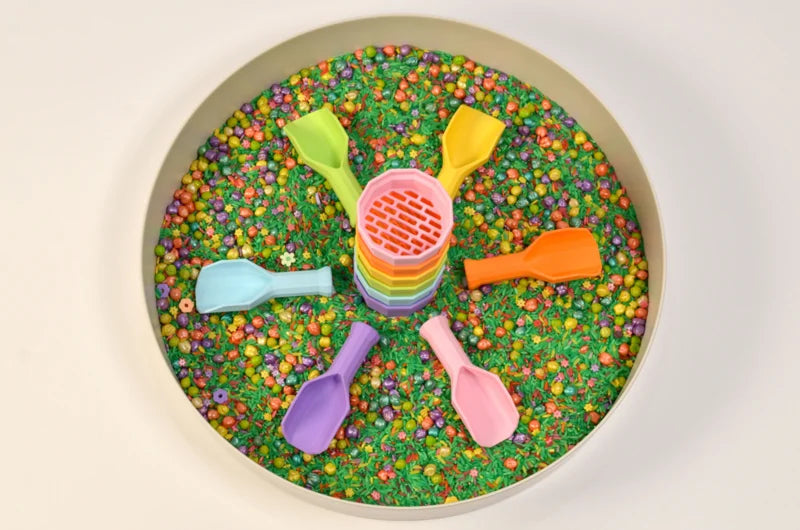 SensoryFun Pastel Schepjes | Set van 6