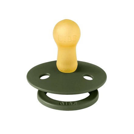 Bibs Fopspeen Size 1 Latex Rond 2 Pack | Sage / Hunter Green