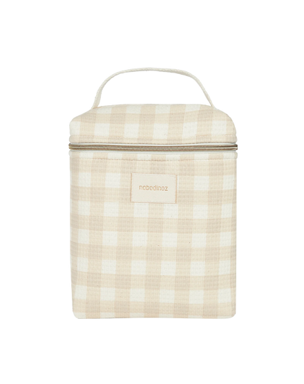* Nobodinoz Concerto Thermische Lunchtas | Ivory Checks