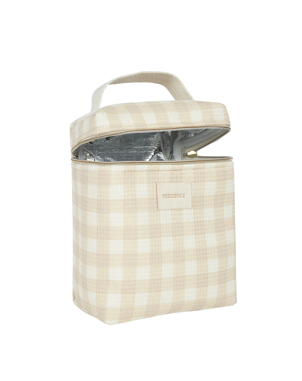 * Nobodinoz Concerto Thermische Lunchtas | Ivory Checks