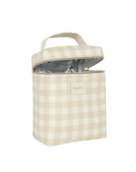 * Nobodinoz Concerto Thermische Lunchtas | Ivory Checks