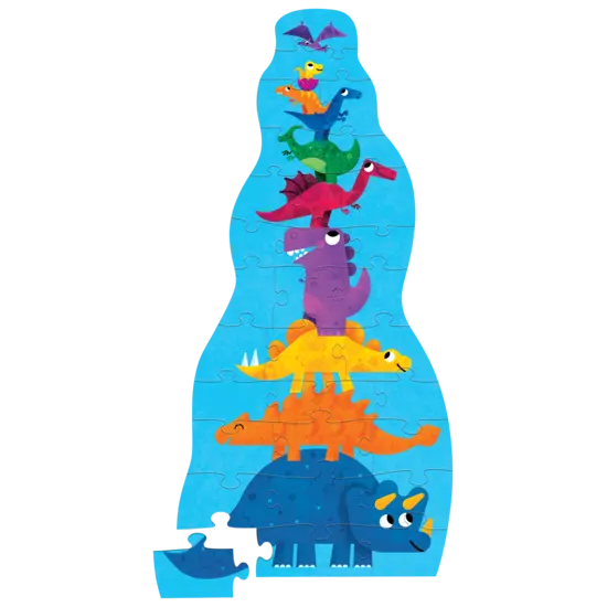 Crocodile Creek Tall Puzzel 30ST | Dino