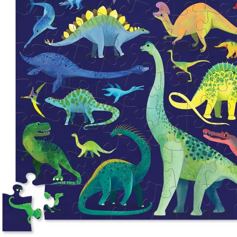 Crocodile Creek Puzzel 100ST | Dino World