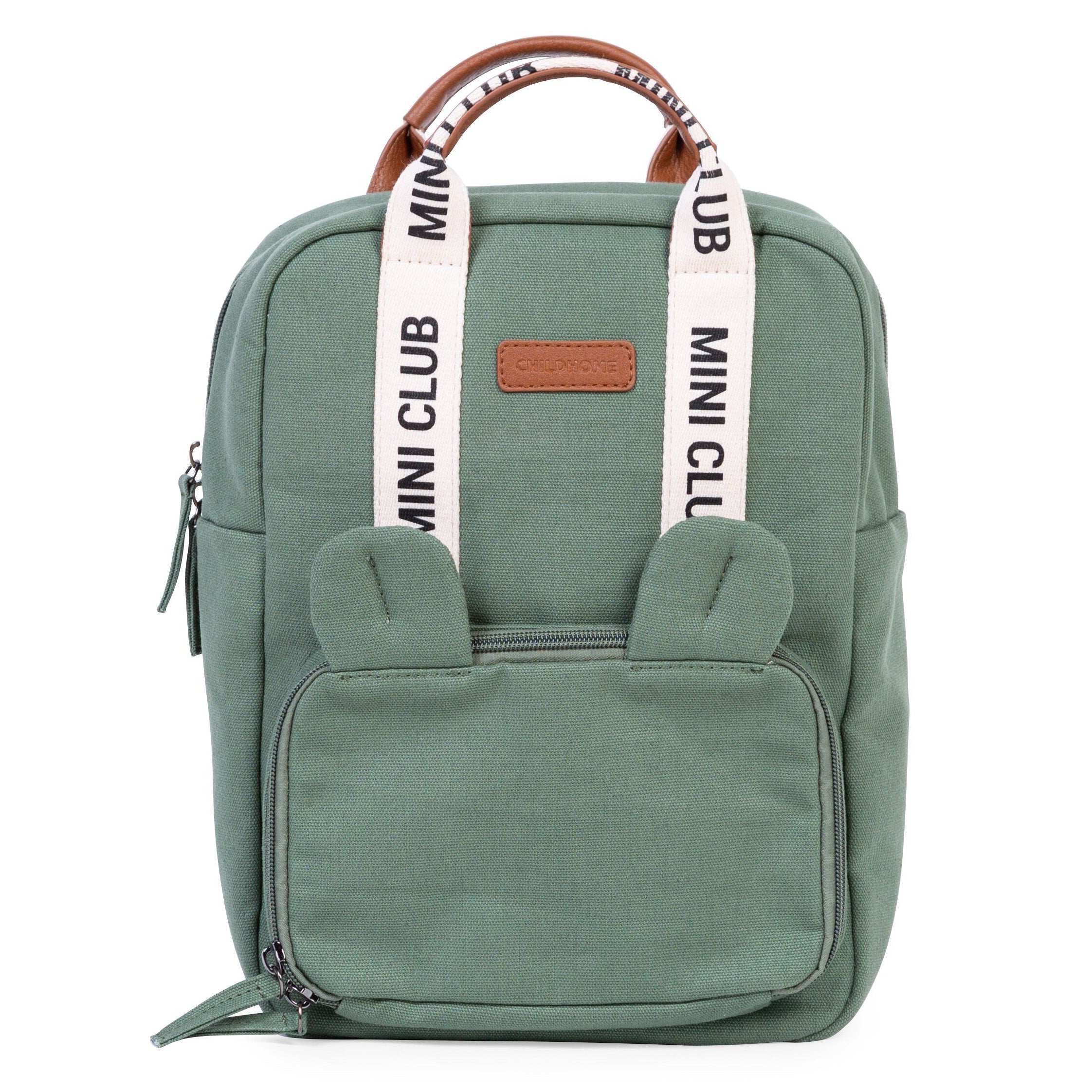 Childhome Rugzakje Kids Mini Club | Signature Canvas Groen