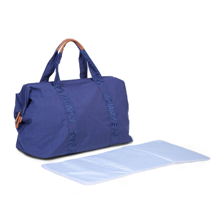 Childhome Mommy Bag Verzorgingstas | Signature Urban Blauw