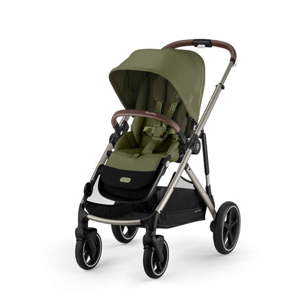 CYBEX Gazelle S TPE BP | Moss Green Met Taupe Frame