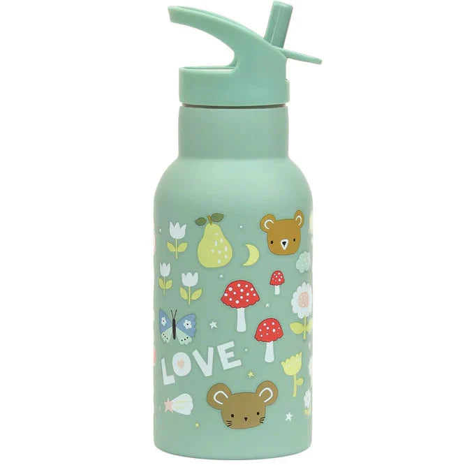 A Little Lovely Company Stainless Steel Drinkfles | Joy