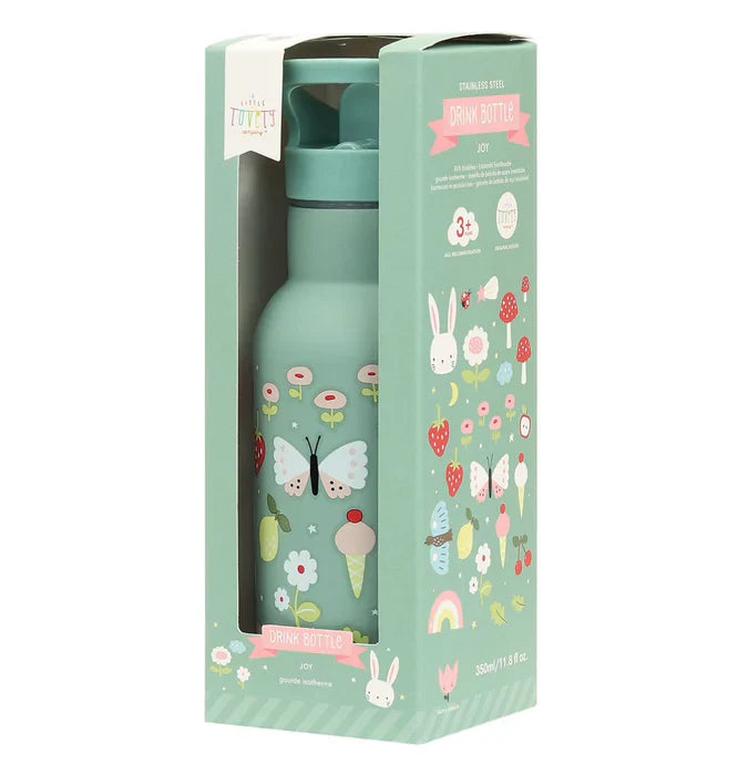 A Little Lovely Company Stainless Steel Drinkfles | Joy