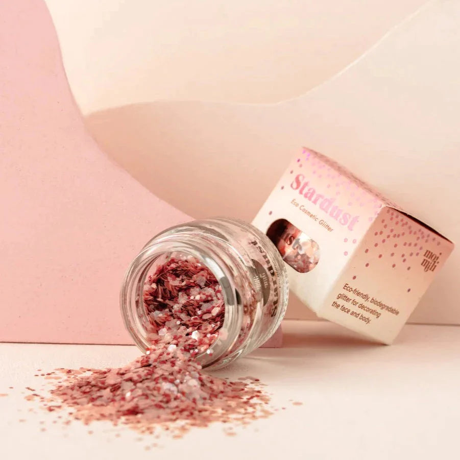 * Moi Mili Gezicht Glitter Set | Pink Star Dust