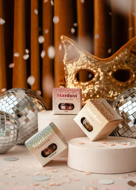 * Moi Mili Gezicht Glitter Set | Pink Star Dust