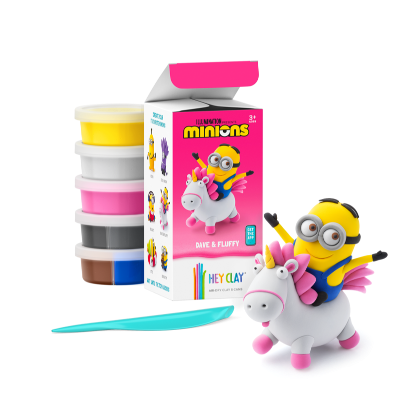 HeyClay DIY Klei Pakket Limited Edition | Minion Dave & Fluffy