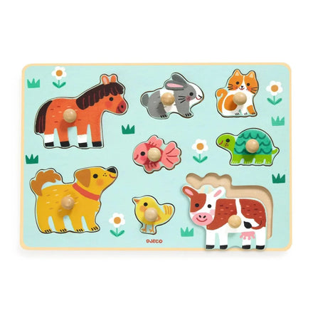 Djeco Houten Puzzel | Hond & Co