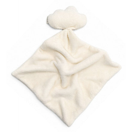 Babyshower Knuffeldoekje Nuvole Bamboo Touch, vooraanzicht op witte achtergrond