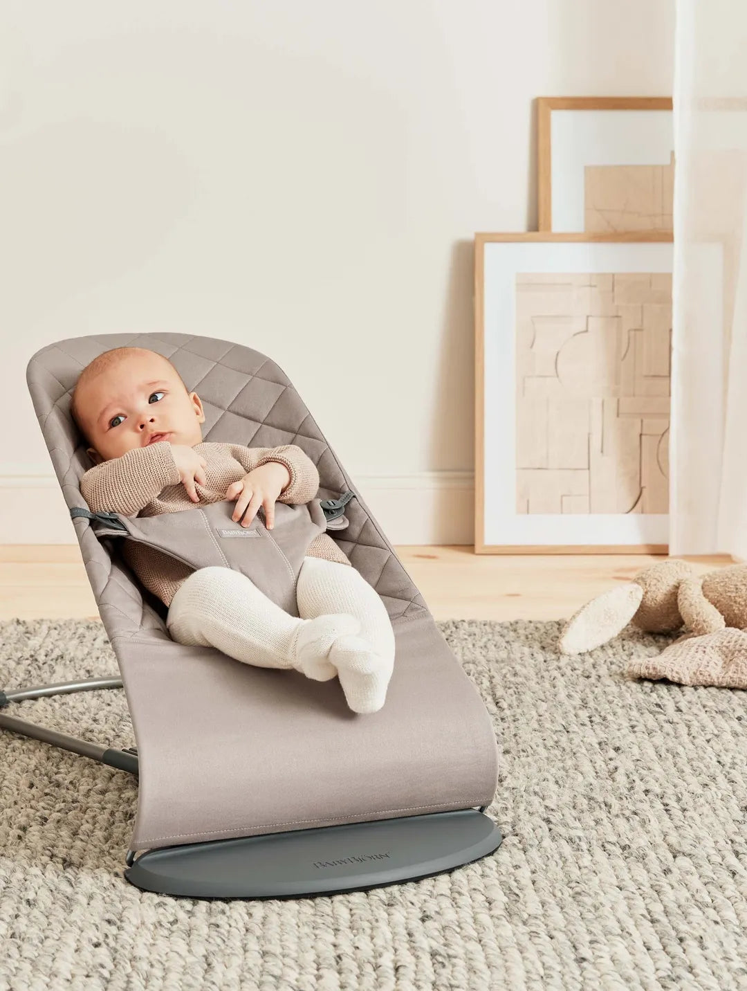 Babybjörn Bouncer Bliss Wipstoeltje | Sand Grey