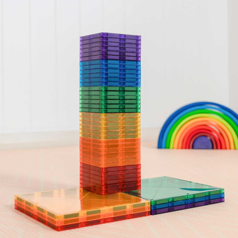 Connetix Tiles Rainbow Square Pack EU | 42 Stuks