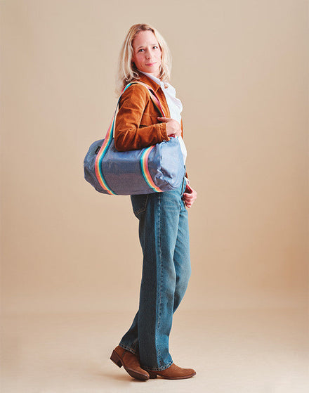 Caramel & Cie Weekendtas | Navy Iridescent
