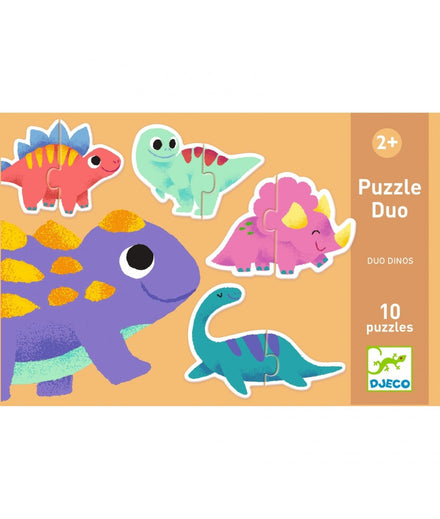 Djeco Puzzel Duo | Duo Dinos