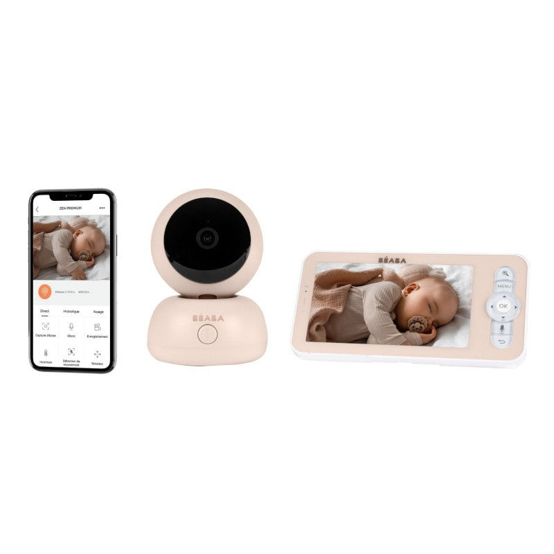 Béaba Babyfoon Video Zen Premium 2 | Clay - geen stekker
