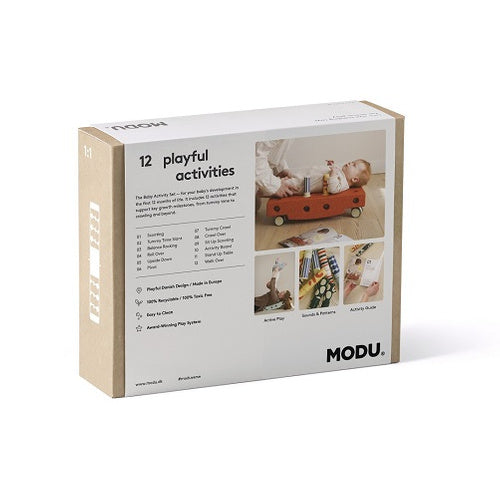 MODU Baby Activity Set | Burnt Orange / Dusty Green