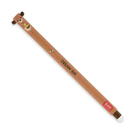 Legami uitwisbare gelpen Teddy Bear Honey met rode inkt en een fijne schrijfpunt van 0,7 mm