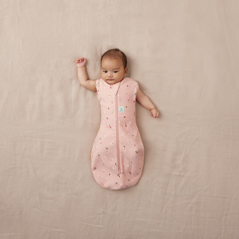 Ergopouch Cocoon Inbaker Slaapzak 62 cm Tog 0.2 | Daisies