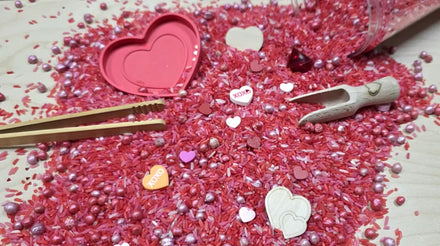 SensoryFun Speelrijst Mix Pour And Play 1.2kg | Love