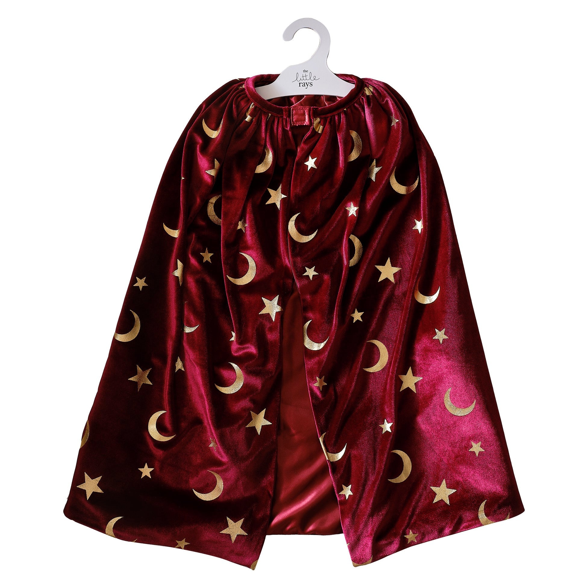 Ginger Ray Halloween Magician Cape The Little Rays | Fluweel Bordeaurood