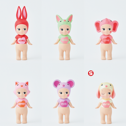 Sonny Angel Gelukspopje Kiss Kiss Serie (Max 2 Stuks)