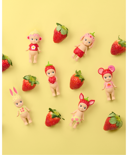 Sonny Angel Gelukspopje Strawberry Love Serie | 1 stuk