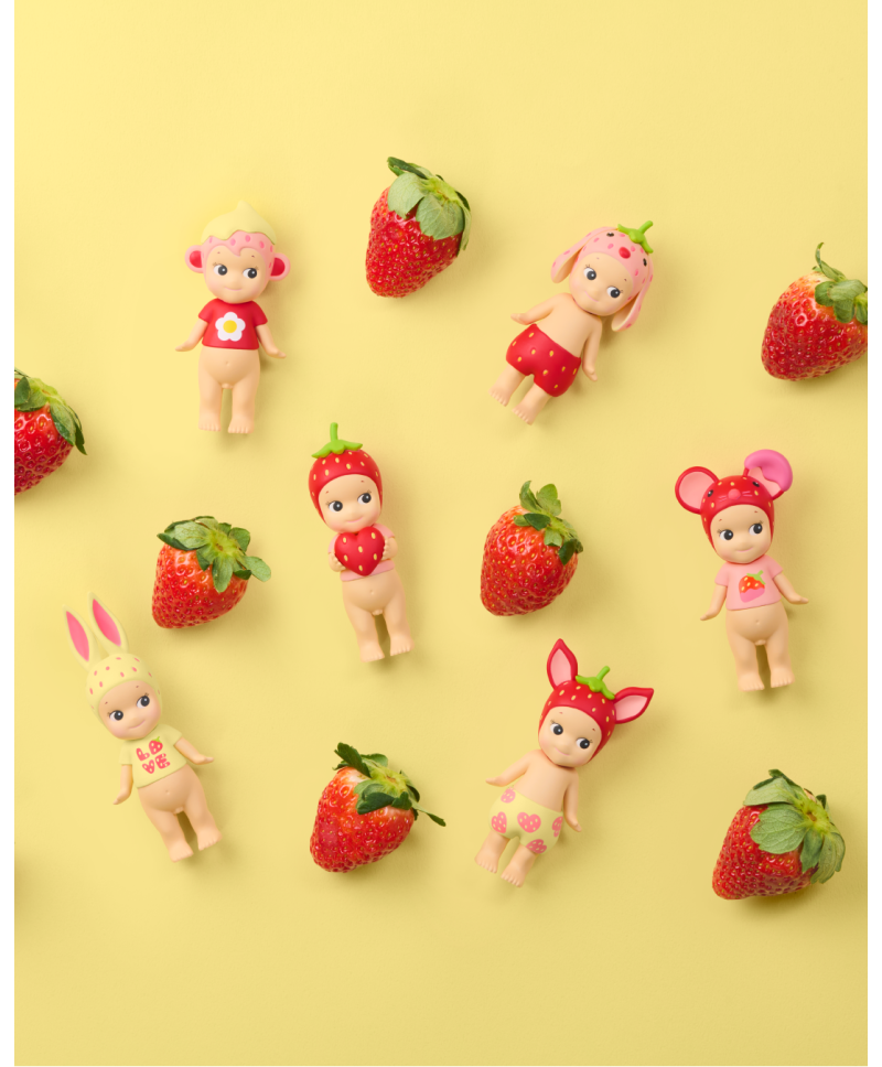 Sonny Angel Gelukspopje Strawberry Love Serie | 1 stuk