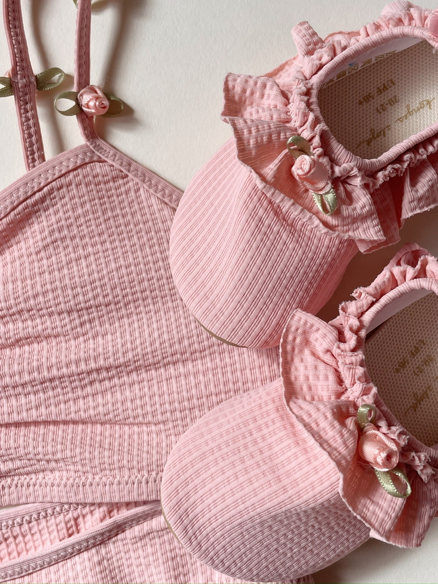 * Konges Sløjd Merle Frill Zwemschoentjes | Powder Pink