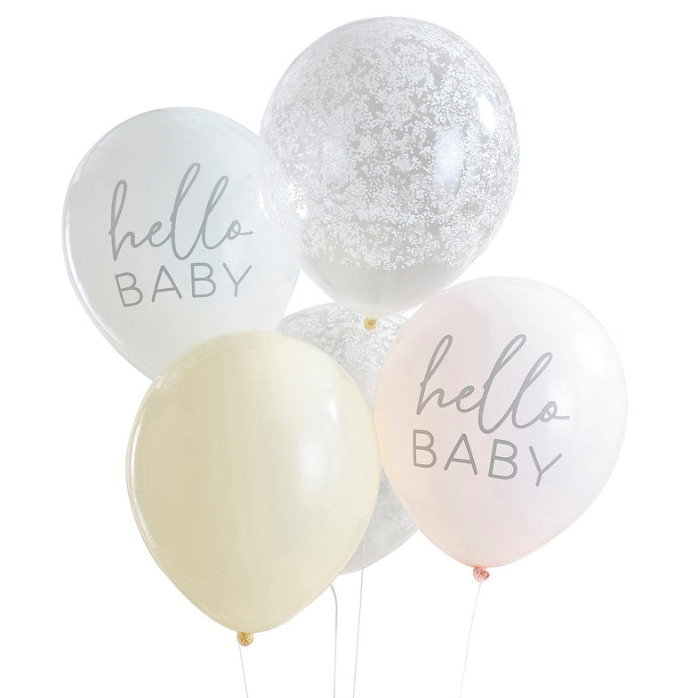 Ginger Ray Floral Baby Ballonnen Set