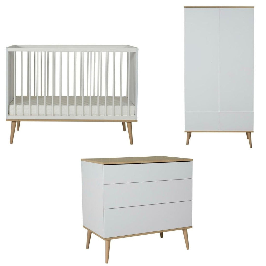 Quax Babykamer Flow White 70x140cm