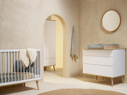 Quax Babykamer Flow White 70x140cm