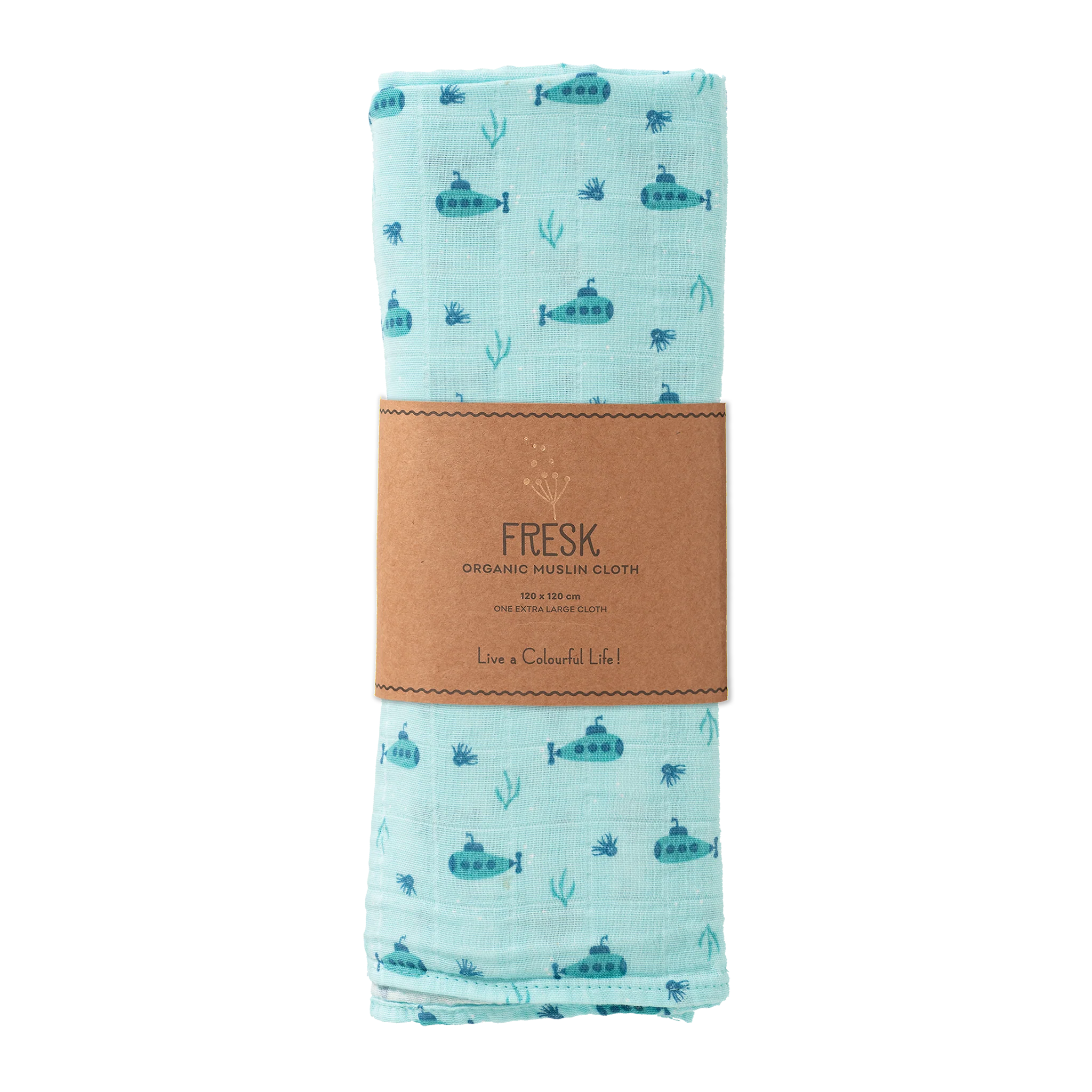 Fresk Hydrofiele Doek 120x120cm | Submarine
