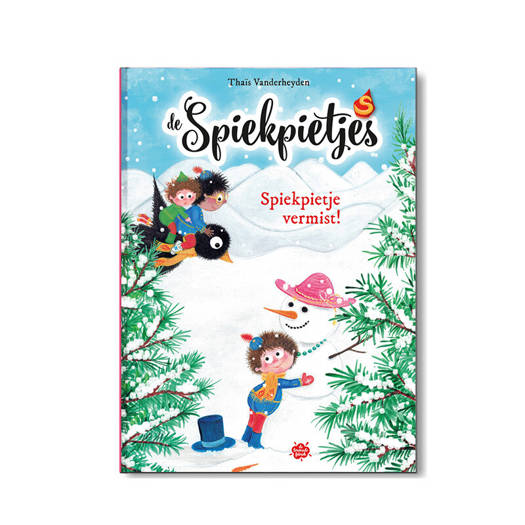 De Spiekpietjes Leesboek Spiekpietje Vermist, de cover van het winterse prentenboek