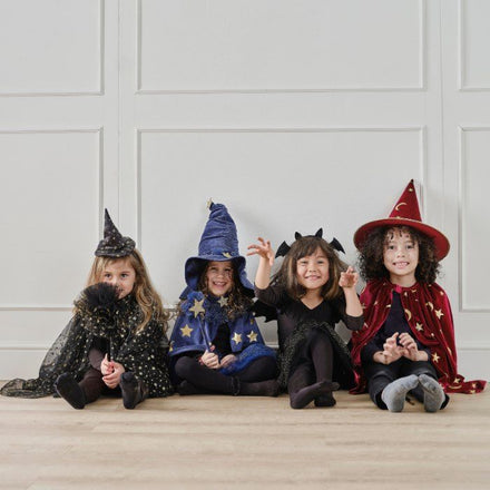 Ginger Ray Halloween Magician Cape The Little Rays | Fluweel Bordeaurood