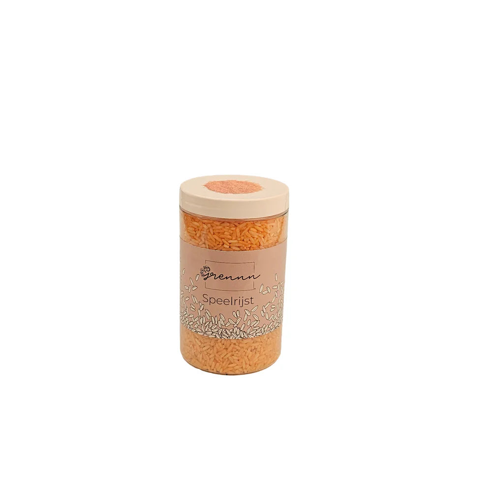 Grennn Speelrijst 750 gram | Oranje