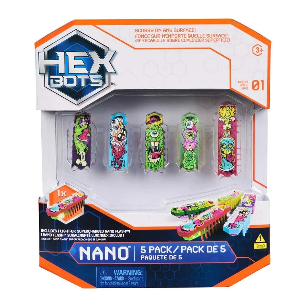 HexBots - Nano Gift Pack Trilrobots | 5 stuks