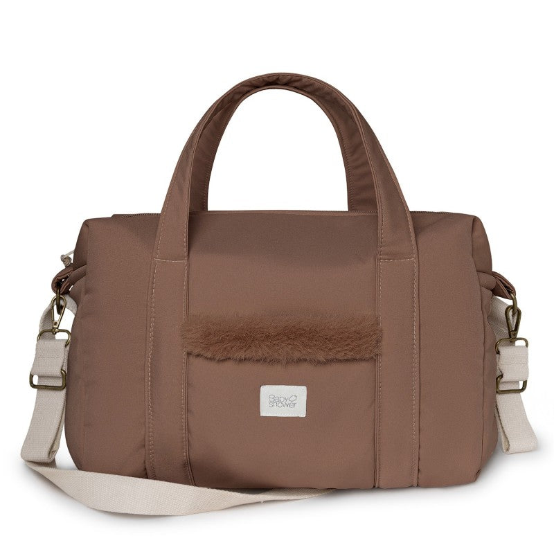 Babyshower Buggytas High Park Neop Moka, vooraanzicht op witte achtergrond